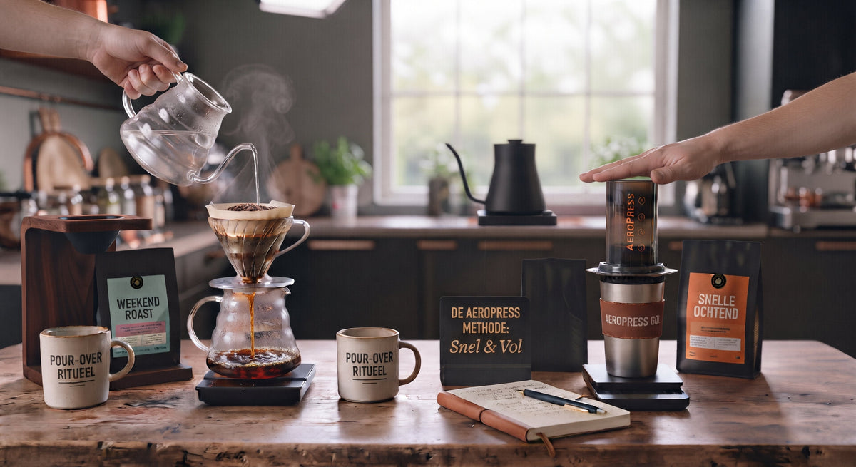 Pour-over vs. AeroPress: wat past bij jou?